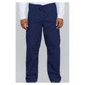 Cherokee Workwear Pant Scrub Cherokee 4100 Unisex Medium Navy Each - 4100-NAVW-M
