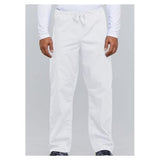 Cherokee Workwear Pant Scrub Cherokee 4100 Unisex Medium White Each - 4100-WHTW-M
