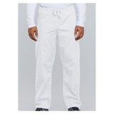 Cherokee Workwear Pant Scrub Cherokee 4100 Unisex 5X Large White Each - 4100-WHTW-5X