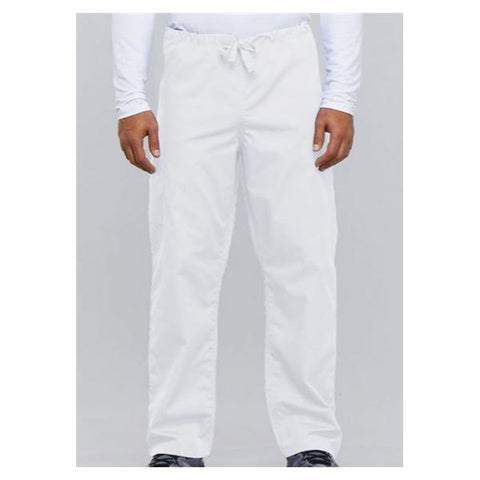 Cherokee Workwear Pant Scrub Cherokee 4100 Unisex 5X Large White Each - 4100-WHTW-5X