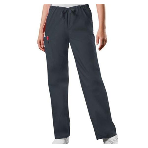Cherokee Workwear Pant Scrub Cherokee 4100 Unisex Small Short Pewter Each - 4100S-PWTW-S
