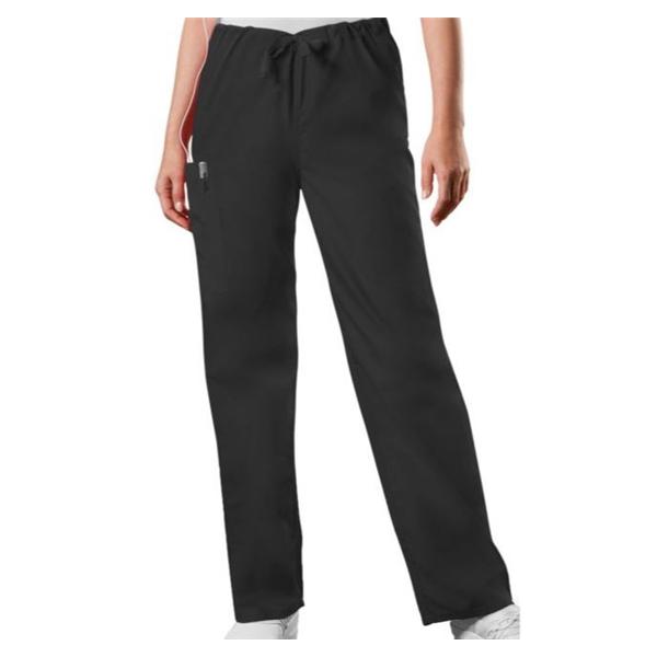 Cherokee Workwear Pant Scrub 4100 Unisex Large Tall Black Each - 4100T-BLKW-L