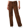 Cherokee Workwear Pant Scrub 4100 Unisex Medium Tall Chocolate Each - 4100T-CHCW-M