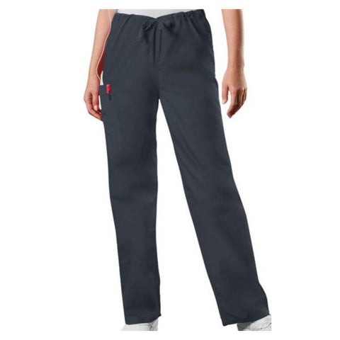 Cherokee Workwear Pant Scrub 4100 Unisex 2X Large Tall Pewter Each - 4100T-PWTW2X