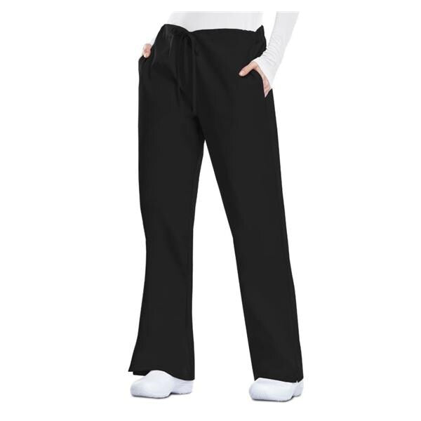 Cherokee Workwear Scrub Pant 4101 Womens X-Small Black Each - 4101-BLKW-XS