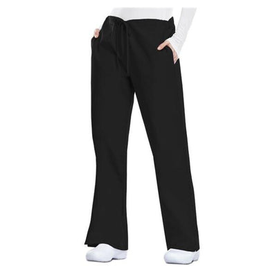 Cherokee Workwear Scrub Pant 4101 Womens 2X Large Black Each - 4101-BLKW-2X