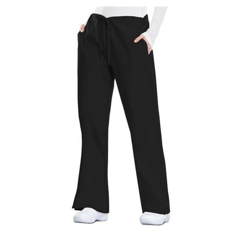 Cherokee Workwear Scrub Pant 4101 Womens 2X Large Black Each - 4101-BLKW-2X