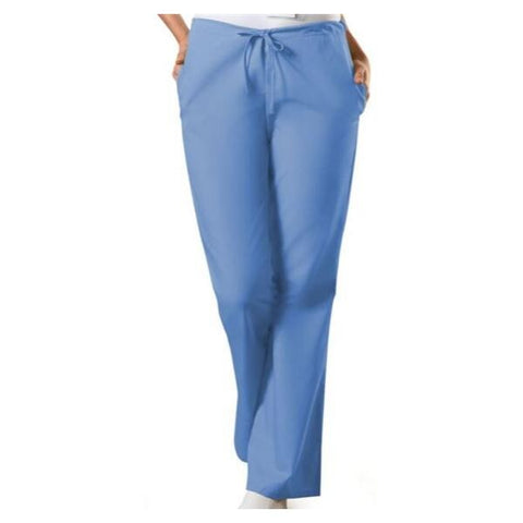 Cherokee Workwear Scrub Pant 4101 Womens 2X Large Ceil Blue Each - 4101-CIEW-2X