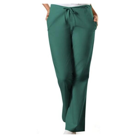 Cherokee Workwear Scrub Pant 4101 Womens 2X Large Hunter Each - 4101-HUNW-2X