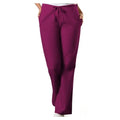 Cherokee Workwear Scrub Pant 4101 Womens X-Large Wine Each - 4101-WINW-XL