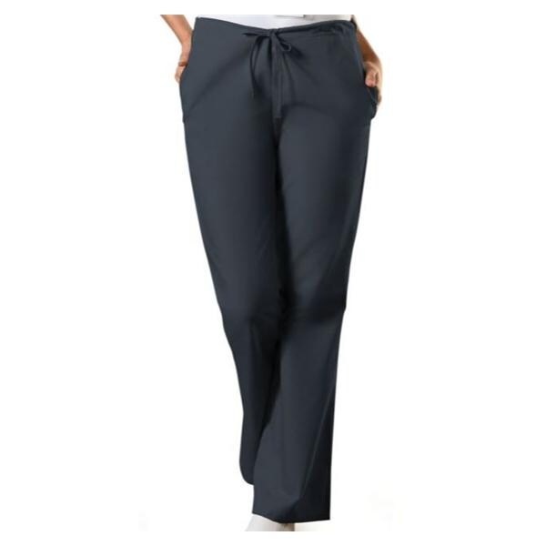 Cherokee Workwear Scrub Pant 4101 Womens X-Small Petite Pewter Each - 4101P-PWTWXS