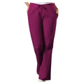 Cherokee Workwear Scrub Pant 4101 Womens 2X Large Petite Wine Each - 4101P-WINW2X