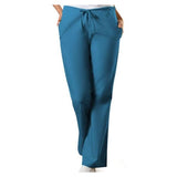 Cherokee Workwear Scrub Pant 4101 Womens Small Tall Caribbean Blue Each - 4101T-CARW-S