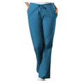 Cherokee Workwear Scrub Pant 4101 Womens X-Small Tall Caribbean Blue Each - 4101T-CARWXS