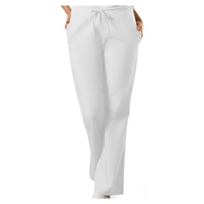 Cherokee Workwear Scrub Pant 4101 Womens 2X Large Tall White Each - 4101T-WHTW2X