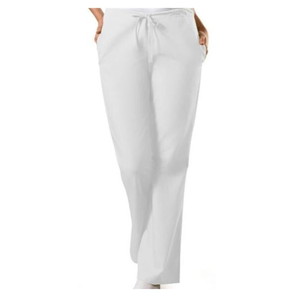 Cherokee Workwear Scrub Pant 4101 Womens 2X Large Tall White Each - 4101T-WHTW2X