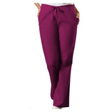 Cherokee Workwear Scrub Pant 4101 Womens X-Small Tall Wine Each - 4101T-WINWXS