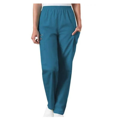 Cherokee Workwear Pant Scrub Cherokee 4200 Womens Medium Caribbean Blue Each - 4200-CARW-M