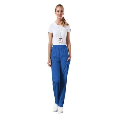 Cherokee Workwear Pant Scrub Cherokee 4200 Womens X-Large Petite Royal Blue Each - 4200P-ROYWXL