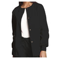 Cherokee Workwear Jacket Warm-Up 65% Polyester / 35% Cotton Poplin Womens Black XS 3 Pockets Each - 4350-BLKW-XS