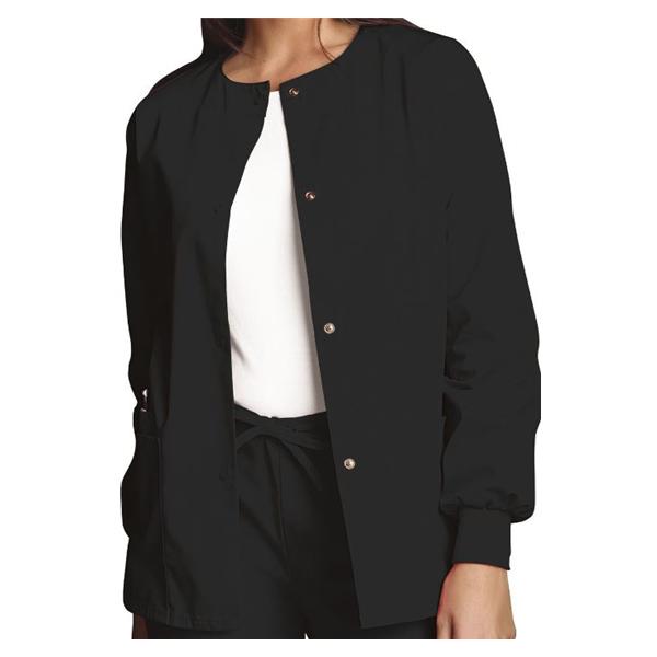 Cherokee Workwear Jacket Warm-Up Black 2X Large 2 Pockets Each - 4350-BLKW-2X