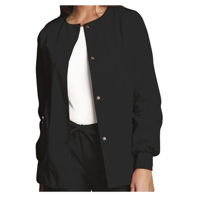 Cherokee Workwear Jacket Warm-Up Black 3X Large Each - 4350-BLKW-3X
