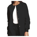 Cherokee Workwear Jacket Womens Black 5X Large 2 Pockets Each - 4350-BLKW-5X