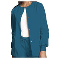 Cherokee Workwear Jacket 65% Polyester / 35% Cotton Poplin Caribbean Blue 2X Large 2 Pockets Each - 4350-CARW-2X