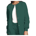 Cherokee Workwear Jacket Warm-Up 65% Polyester / 35% Cotton Poplin Womens Hunter XS 3 Pockets Each - 4350-HUNW-XS