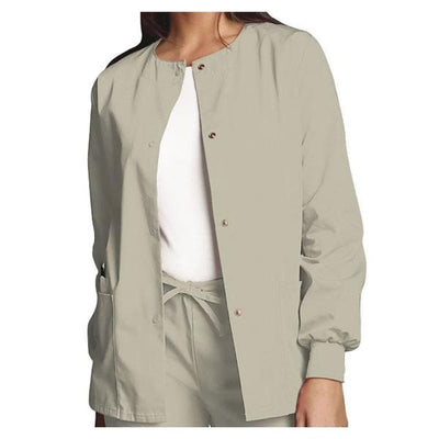 Cherokee Workwear Jacket Warm-Up Khaki Medium Each - 4350-KAKW-M