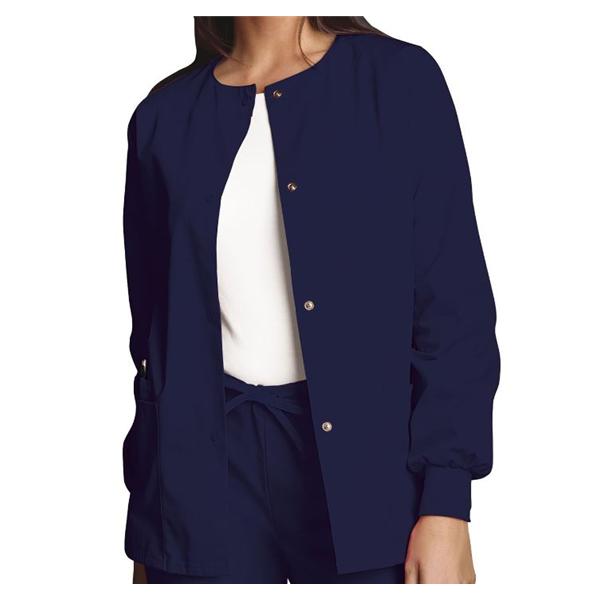 Cherokee Workwear Jacket Womens Navy 4X Large 2 Pockets Each - 4350-NAVW-4X