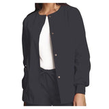 Cherokee Workwear Jacket Warm-Up 65% Polyester / 35% Cotton Womens Pewter 5XL NRvrsbl 3Pkt Each - 4350-PWTW-5X