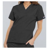 Cherokee Workwear Shirt Scrub Cherokee 4700 Womens 4X Large Pewter Each - 4700-PWTW-4X