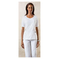 Cherokee Workwear Shirt Scrub Novelty 4746 Womens 2X Large White Each - 4746-WHTW-2X