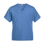 Cherokee Workwear Shirt Scrub Cherokee 4777 Unisex Large Ceil Blue Each - 4777-CIEW-L