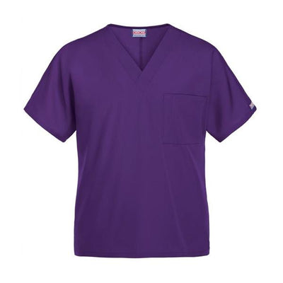 Cherokee Workwear Shirt Scrub Cherokee 4777 Unisex Large Grape Each - 4777-GRPW-L