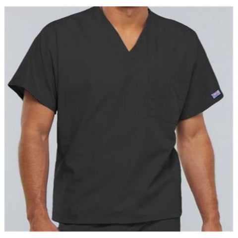 Cherokee Workwear Shirt Scrub Cherokee 4777 Unisex Large Pewter Each - 4777-PWTW-L