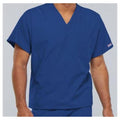 Cherokee Workwear Shirt Scrub Cherokee 4777 Unisex 4X Large Royal Blue Each - 4777-ROYW-4X