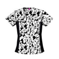 Cherokee Workwear Shirt Scrub 100% Cotton Womens Minnie Medium 2 Pockets Each - 6875C-MKBM-M