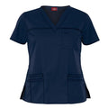 Dickies Shirt Scrub Dickies 817455 Womens Small Navy Each - 817455-NVYZ-S