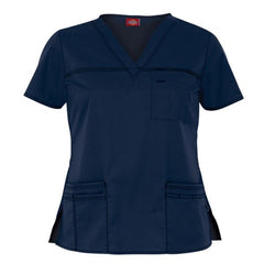 Dickies Shirt Scrub Dickies 817455 Womens X-Large Navy Each - 817455-NVYZ-XL