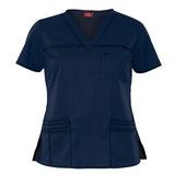 Dickies Shirt Scrub Dickies 817455 Womens 2X Large Navy Each - 817455-NVYZ-2XL