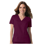 Dickies Shirt Scrub Dickies 817455 Womens X-Large Wine Each - 817455-WINZ-XL