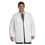 Fashion Seal Lab Coat Short 65% Polyester / 35% Cotton Mens White Size 40 34 in Each - 447-40
