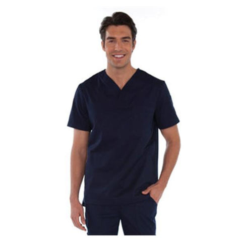 koi Design LLC Shirt Scrub 654 Jason Mens 3X Large Navy Each - 654-12-3XL