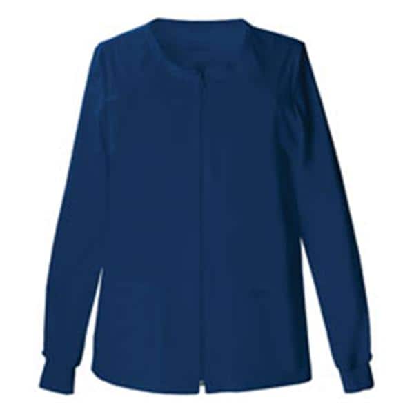 Cherokee Workwear Jacket Womens Navy Small 4 Pockets Each - 4315-NAVW-S