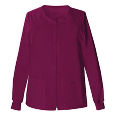 Cherokee Workwear Jacket Warm-Up Wine 2X Large Each - 4315-WINW-2X