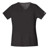 Cherokee Workwear Shirt Scrub Cherokee 4727 Womens 2X Large Black Each - 4727-BLKW-2X