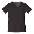 Cherokee Workwear Shirt Scrub Cherokee 4727 Womens 5X Large Black Each - 4727-BLKW-5X