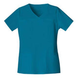 Cherokee Workwear Shirt Scrub Cherokee 4727 Womens X-Large Caribbean Blue Each - 4727-CARW-XL